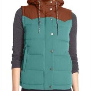 Patagonia Bivy Vest size Small Mogul Blue EUC